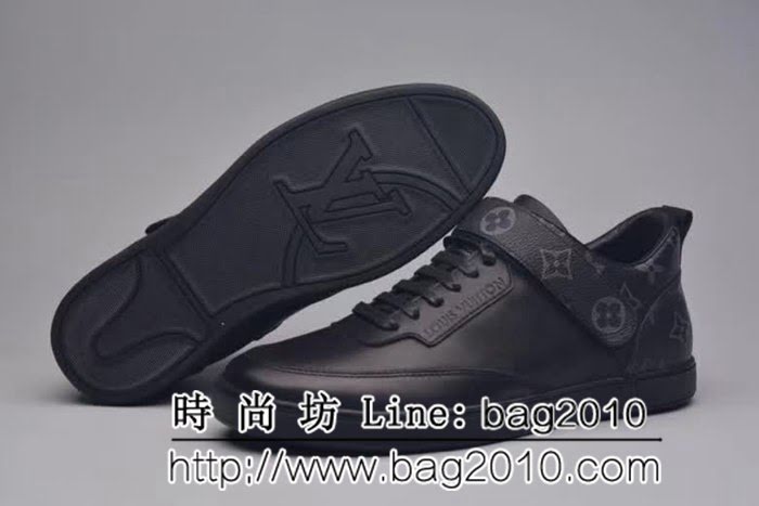 路易威登LV 高端狠貨 原版絲綢皮時尚休閒運動低幫男鞋 8FX2051